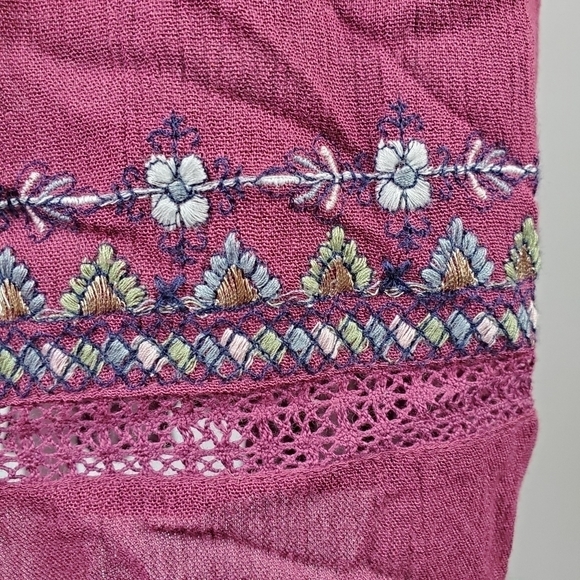 Free People Embroidered Tunic Dress Boho Festival - Picture 10 of 13